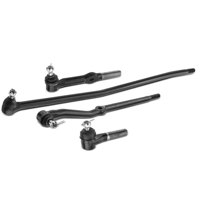 4x Inner & Outer Tie Rod End for Dodge Ram 2500 Ram 3500 1994-1997