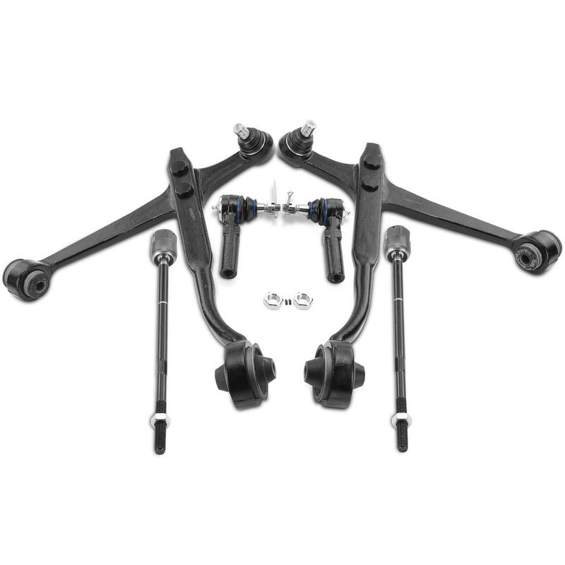 6x Control Arm & Tie Rod Kit for Ford Windstar 1999-2003 V6 3.0L V6 3.8L