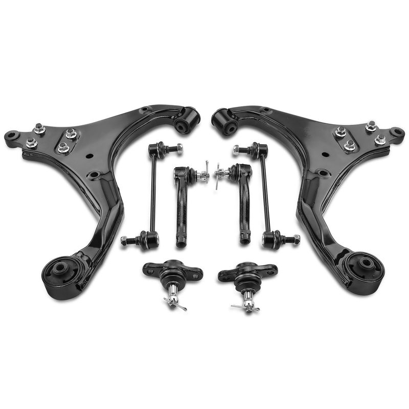 8x Control Arm Sway Bar Link Tie Rod End for Hyundai Tucson 2005-2009 Kia