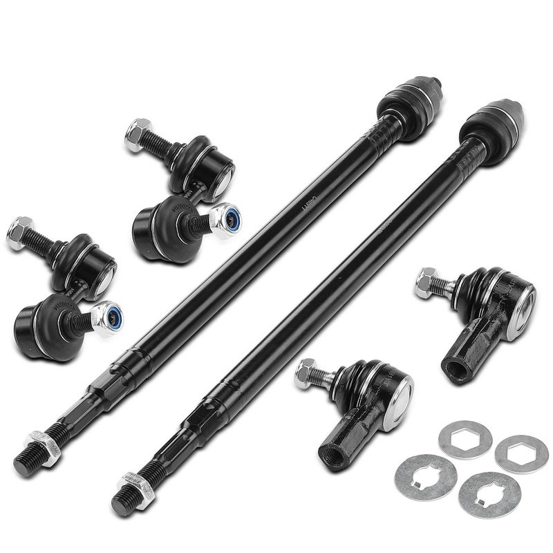 6x Stabilizer Bar Link & Tie Rod End for Honda Civic Acura EL 2001-2005