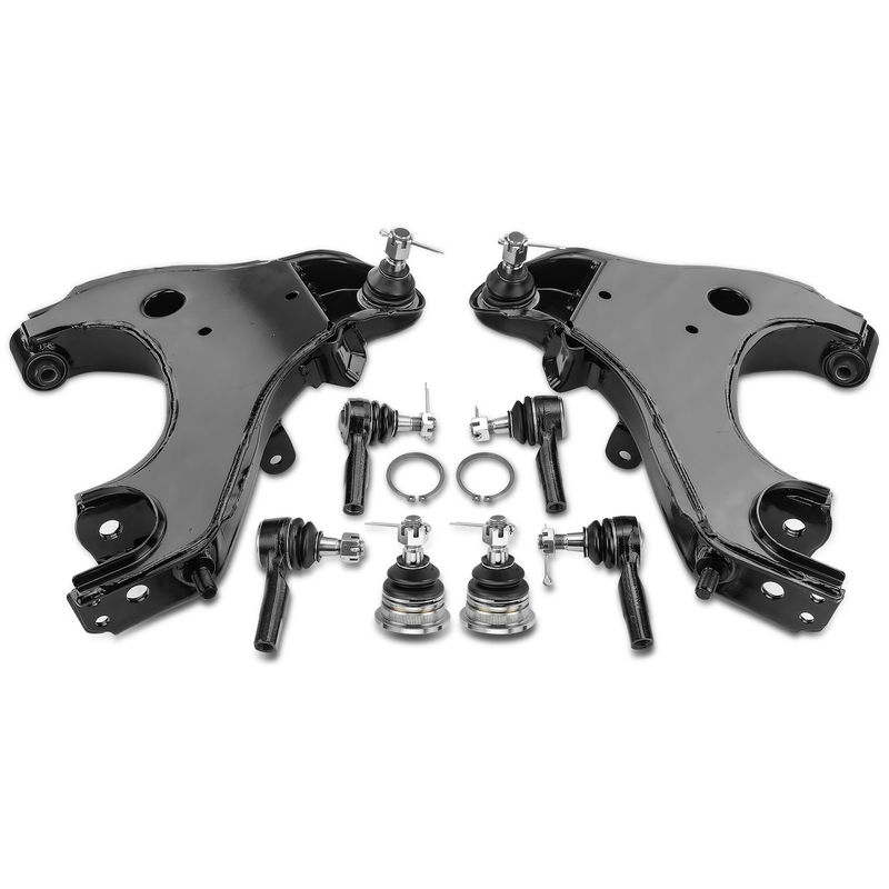 8x Control Arm & Ball Joint & Tie Rod End for Nissan Frontier 98-04 Xterra 2.4L