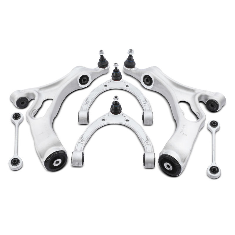 6x Control Arms with Ball Joint & Stabilizer Bar Link for Audi Q7 2011-2015 3.0L