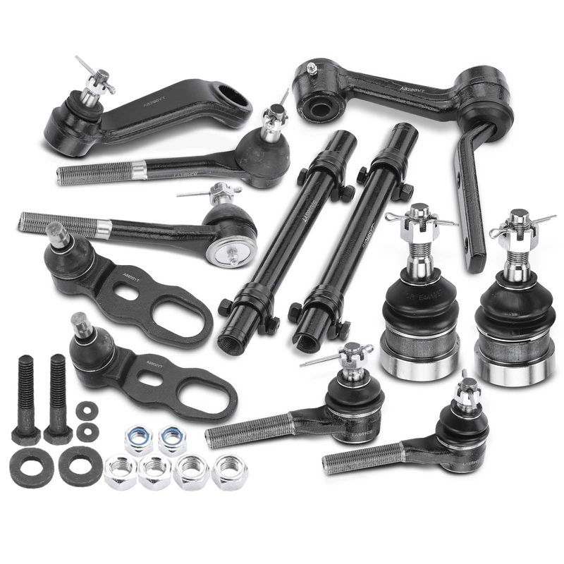 12x Idler & Pitman Arm & Tie Rod End Adjusting Sleeve for Lincoln Town Car Ford