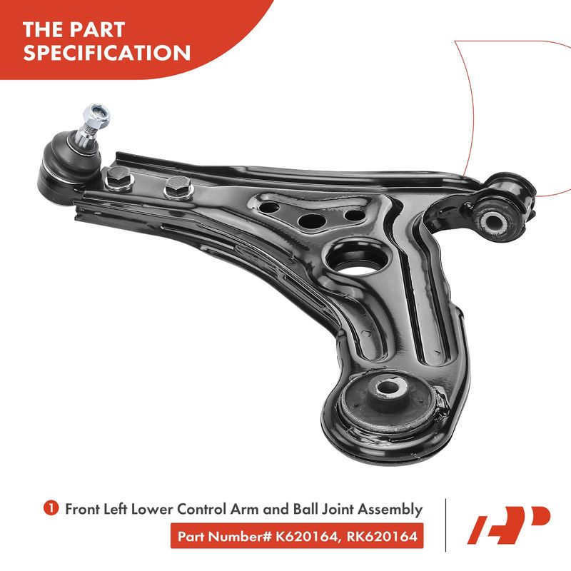8x Control Arm & Ball Joint & Tie Rod End for Chevrolet Aveo 04-11 Pontiac