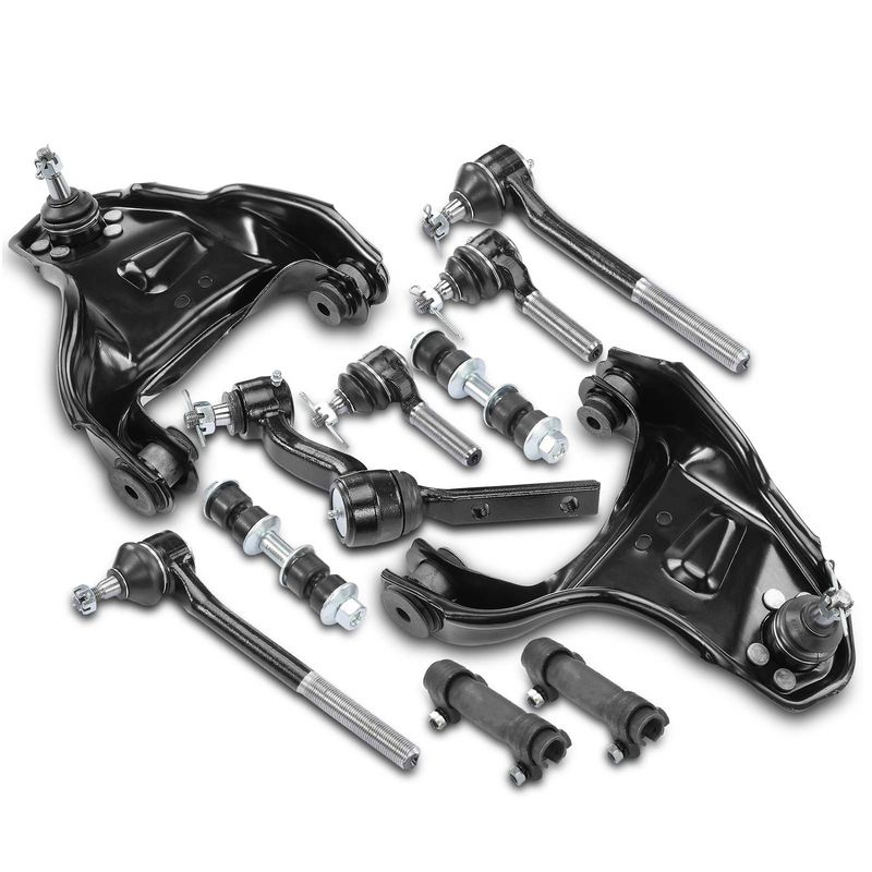 11x Idler Arm & Tie Rod End & Sway Bar Link for Chevrolet Blazer S10 GMC Isuzu