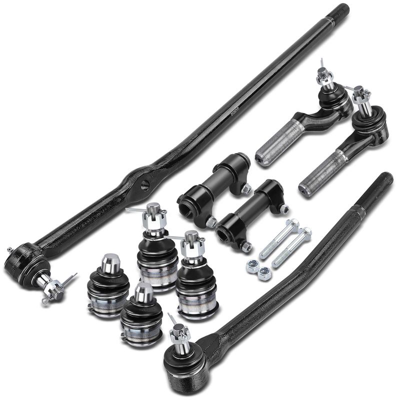 10x Inner & Outer Tie Rod End Ball Joint for Ford E-250 03-06 E-450 Super Duty