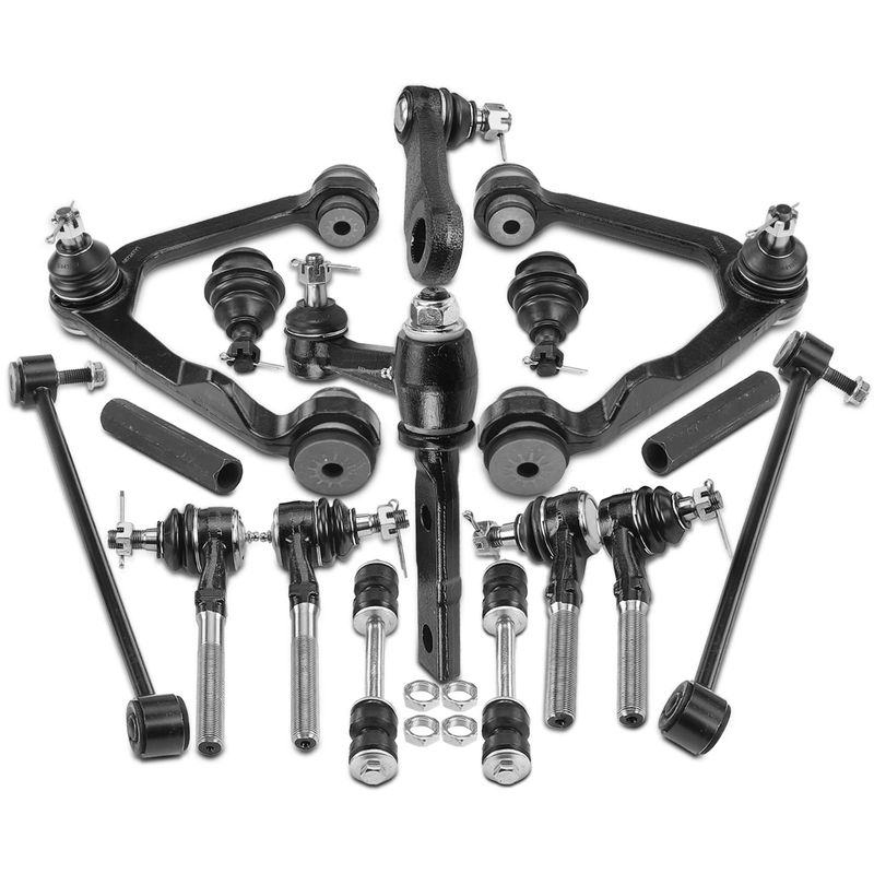 16x Control Arm Stabilizer Bar Link Tie Rod End for Ford Expedition Lincoln
