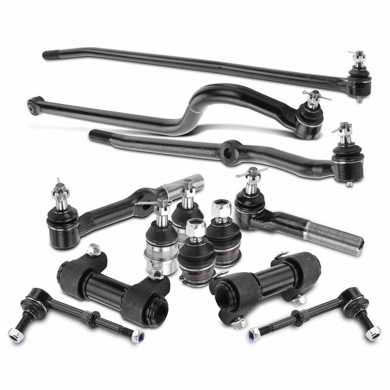 13x Stabilizer Bar Link Tie Rod End for Dodge Ram 1500 Ram 2500 4WD