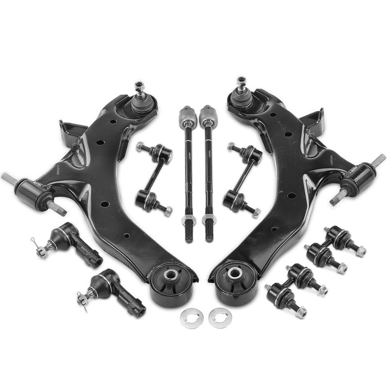 10x Control Arm & Stabilizer Bar Link & Tie Rod for Hyundai Elantra 2001-2006