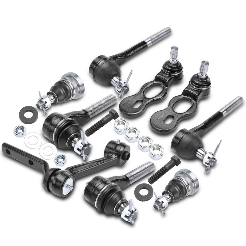 9x Ball Joint & Tie Rod End & Idler Arm for Ford Crown Victoria Lincoln Town Car