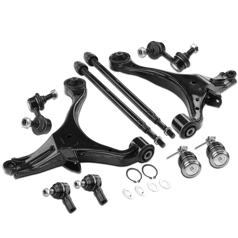 10x Control Arm with Ball Joint Sway Bar Tie Rod for Honda Civic 2001-2005