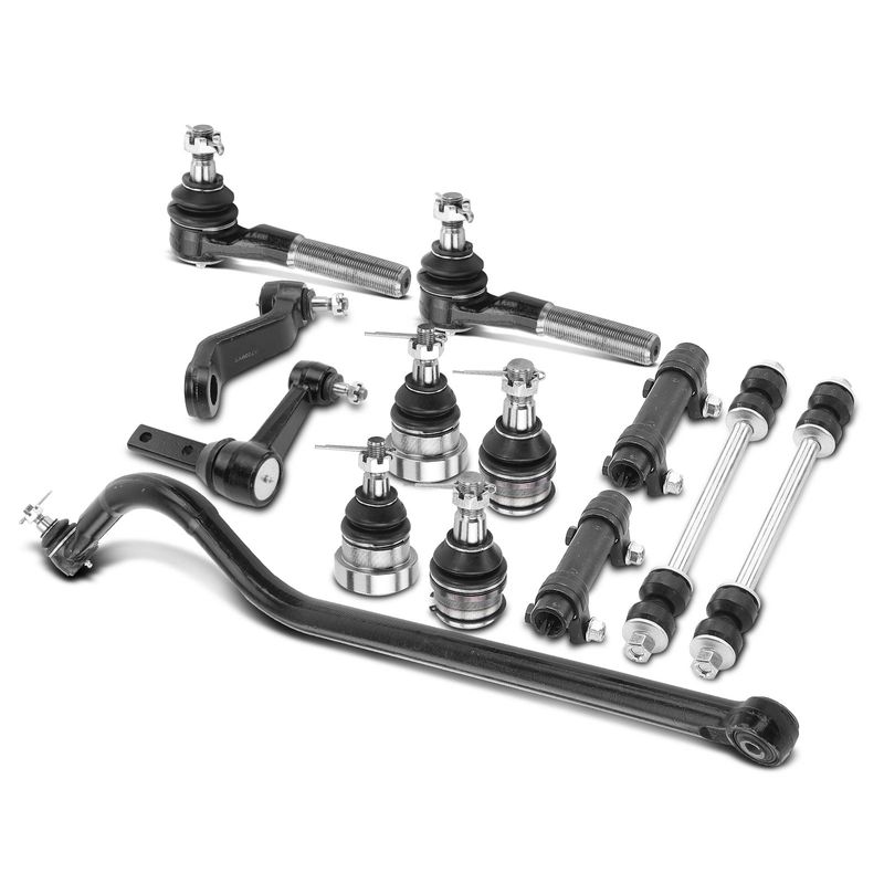 13x Sway Bar Link Tie Rod End Idler Arm Track Bar for Dodge Ram 2500 94-96