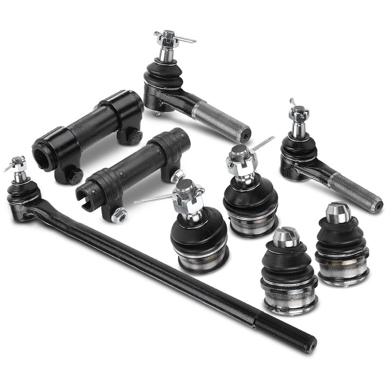 9x Inner & Outer Tie Rod End & Ball Joint for Ford F-150 1987-1996 RWD