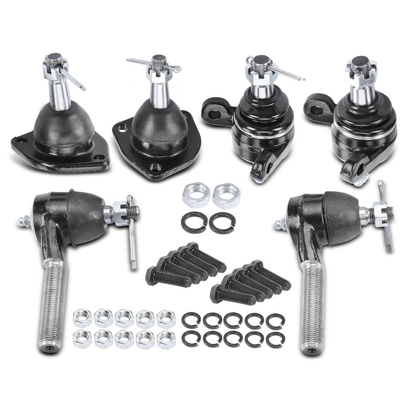 6x Tie Rod End & Ball Joint for Chevy Impala Corvair Truck Biscayne 1963-1964