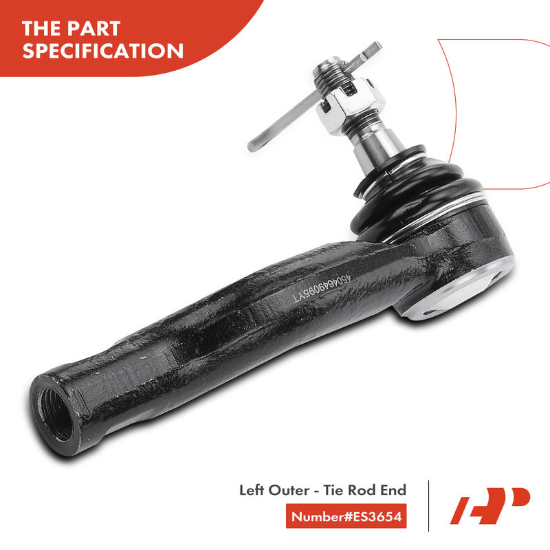 2x Outer Tie Rod End for Toyota RAV4 2001-2005 Scion tC 2005-2010