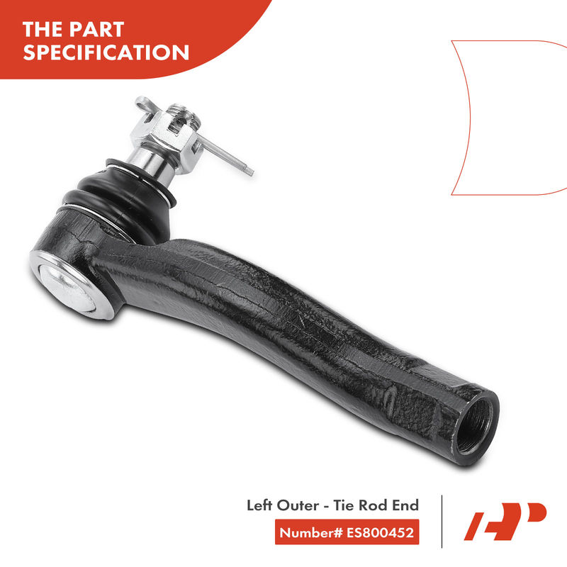 2x Outer Tie Rod End for Lexus LX470 2003-2007 Toyota Land Cruiser