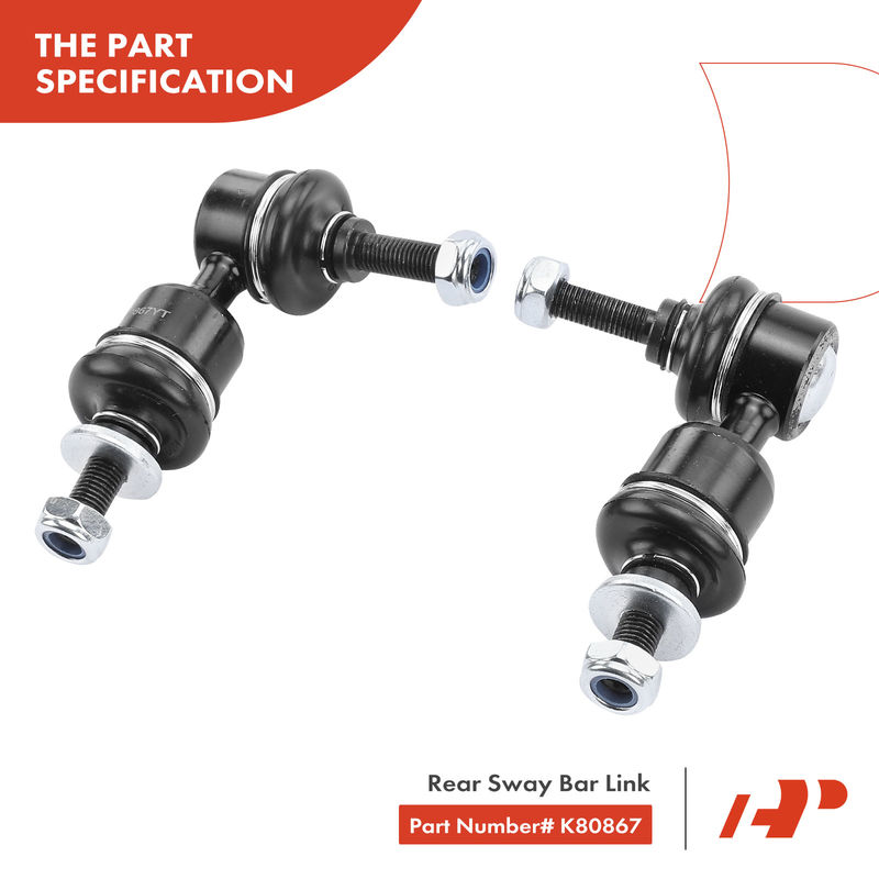 2x Rear Stabilizer Bar Link for Volvo C30 C70 S40 V50 Mazda 3 Sport 5