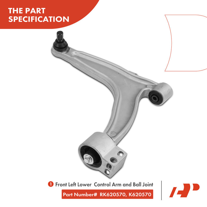 4x Control Arm with Ball Joint & Stabilizer Bar Link for Saab 9-3 2003-2011 9-3X