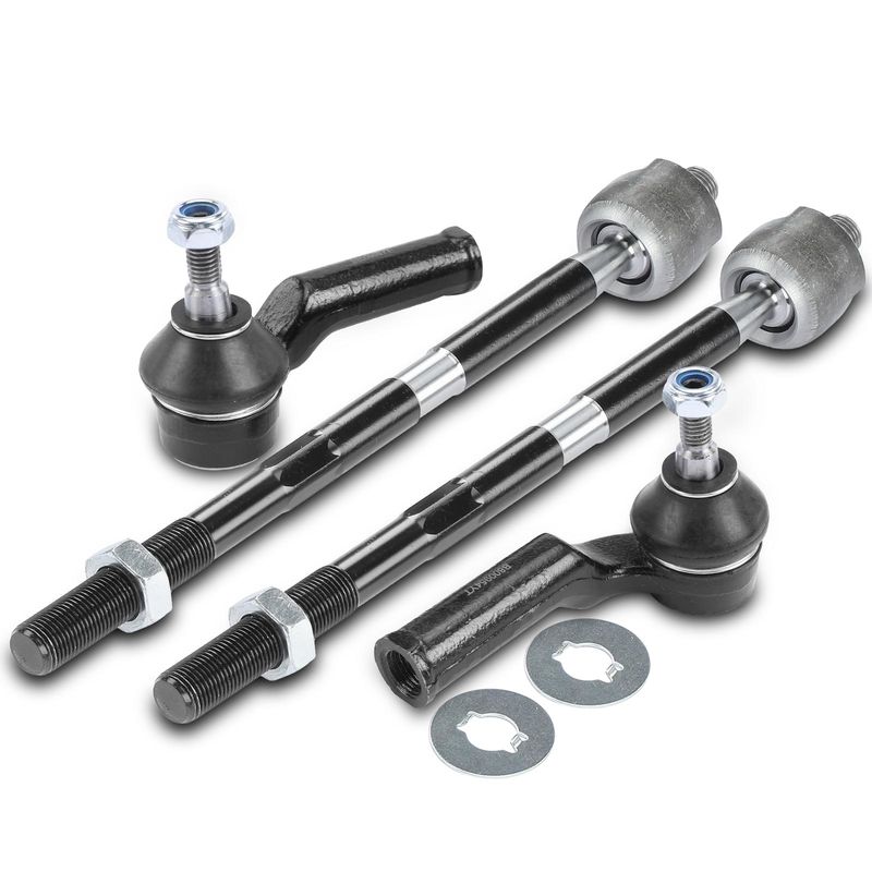 4x Inner & Outer Tie Rod End for Lincoln MKC 2015-2019 2.0L 2.3L