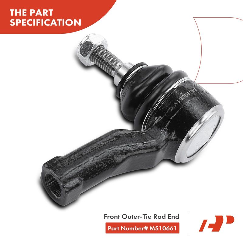 2x Outer Tie Rod End for Land Rover Range Rover Sport 2006-2009