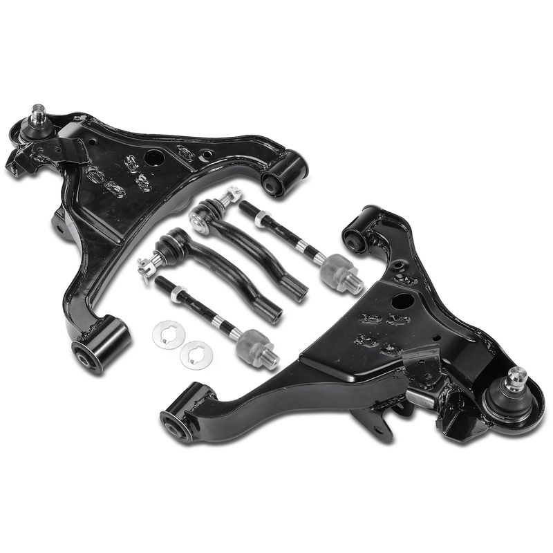 6x Control Arm with Ball Joint Tie Rod End for Nissan Frontier Pathfinder Xterra