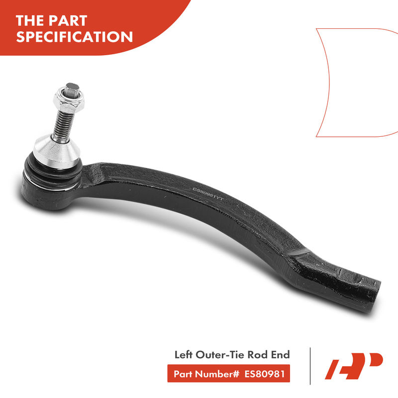 2x Outer Tie Rod End for Volvo S60 2001-2009 S80 2000-2006 V70 2001-2007