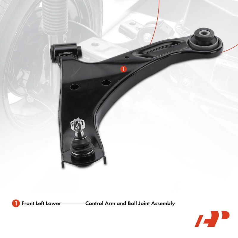 Front Left Lower Control Arm with Ball Joint for Suzuki Grand Vitara 2006-2013