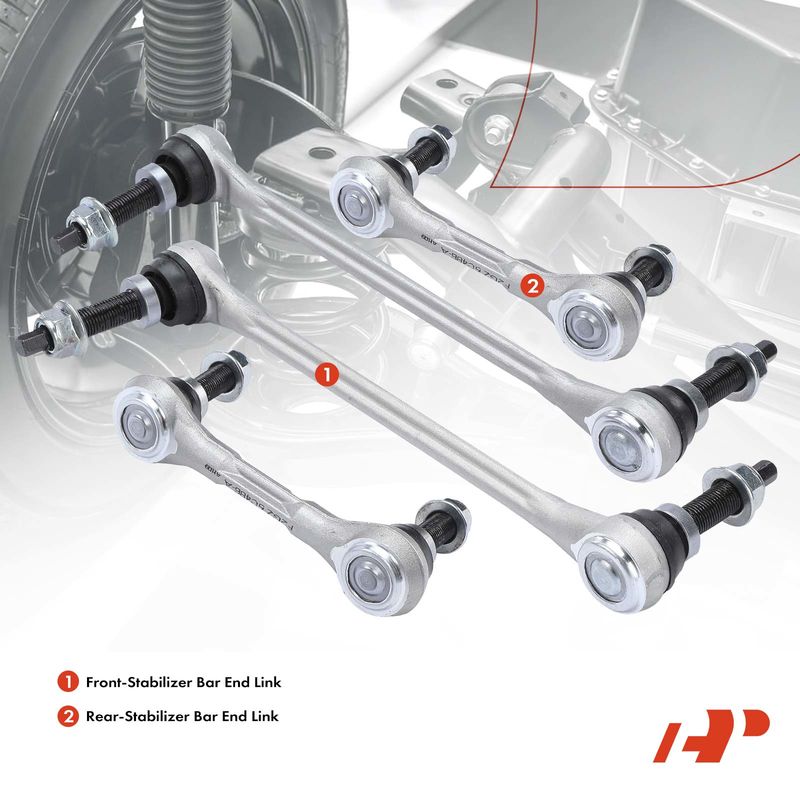 4x Front & Rear Stabilizer Bar End Link for Ford Mustang 2015-2019