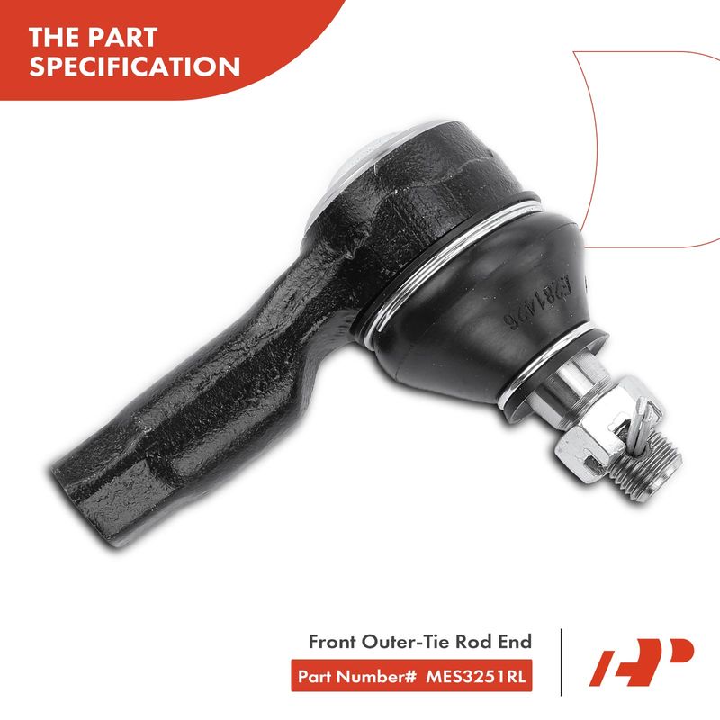 2x Outer Tie Rod End for Mazda 323 MX-3 1992-1996 Protege 1990-1998 RX-7