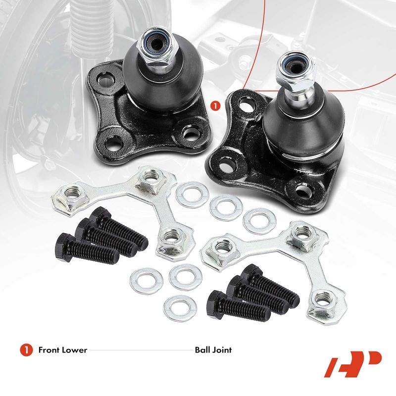 2x Front Lower Ball Joint for Volkswagen Jetta 1999-2005 Golf 1999-2010 Beetle