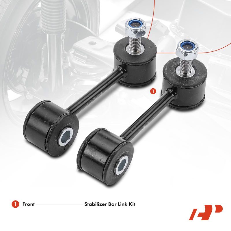 2x Front Stabilizer Bar Link for VW Golf 98-03 Jetta 99-06 Beetle 98-10