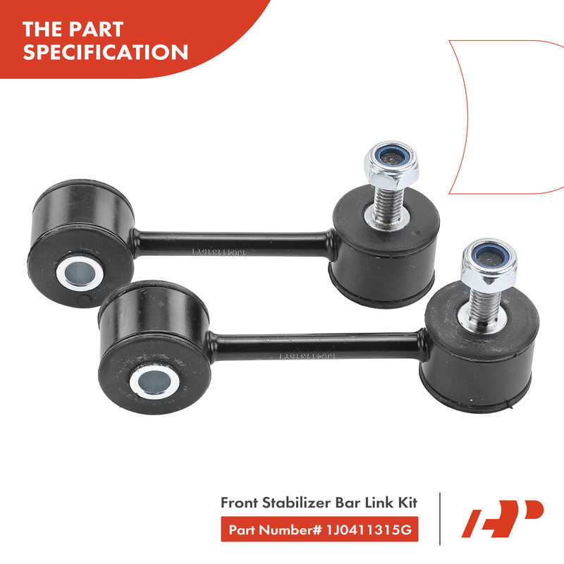 2x Front Stabilizer Bar Link for VW Golf 98-03 Jetta 99-06 Beetle 98-10