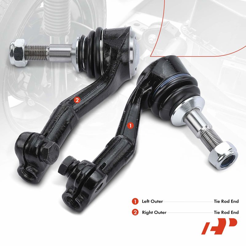 2x Outer Tie Rod End for BMW 128i 2008-2013 135i 328i 330i M3 X1 Z4 335d