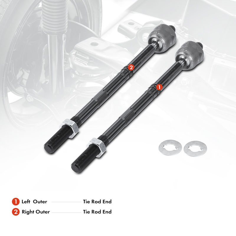 2x Inner Tie Rod End for Audi A3 06-13 15-19 Q3 S3 Volkswagen Jetta 05-19 Golf