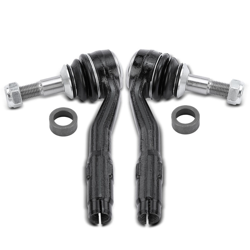 2x Outer Tie Rod End for BMW 528i 545i 645Ci 650i 760Li 750Li Alpina B7 M5 M6