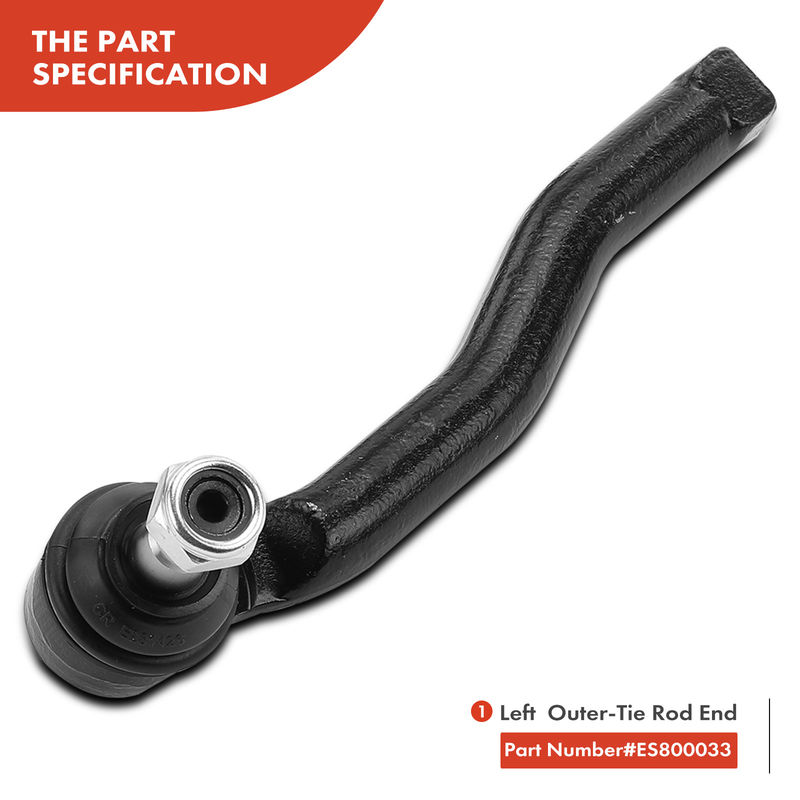 2x Outer Tie Rod End for Chevrolet Aveo 04-11 Pontiac Wave Suzuki