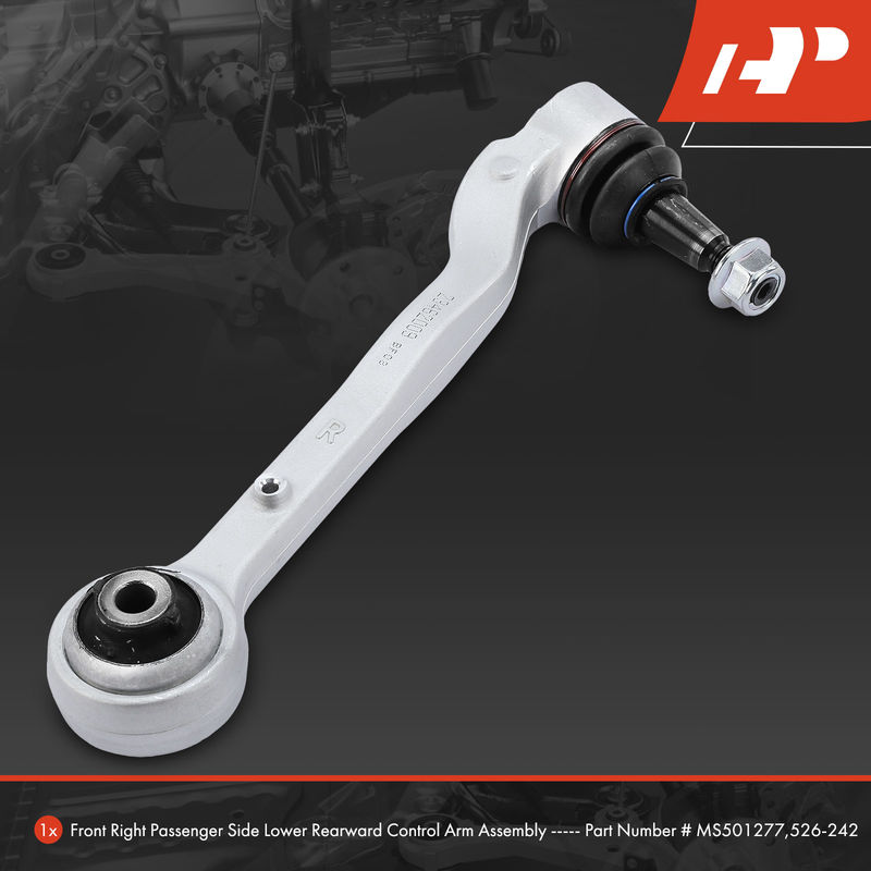 Front Right Lower Rearward Control Arm with Ball Joint for Cadillac ATS 13-19 CT4