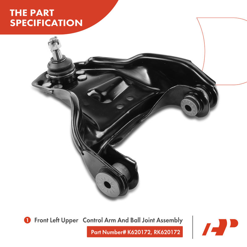 4x Control Arm with Ball Joint & Outer Tie Rod End for Chevy GMC Olds