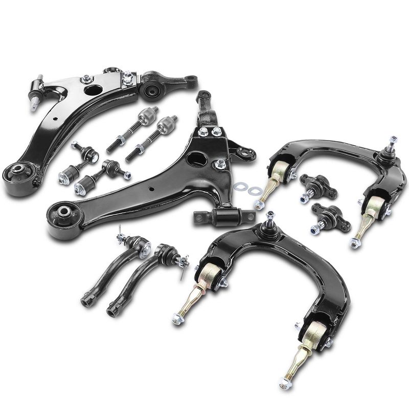 12x Control Arm with Ball Joint Sway Bar Link Tie Rod End for Hyundai Kia