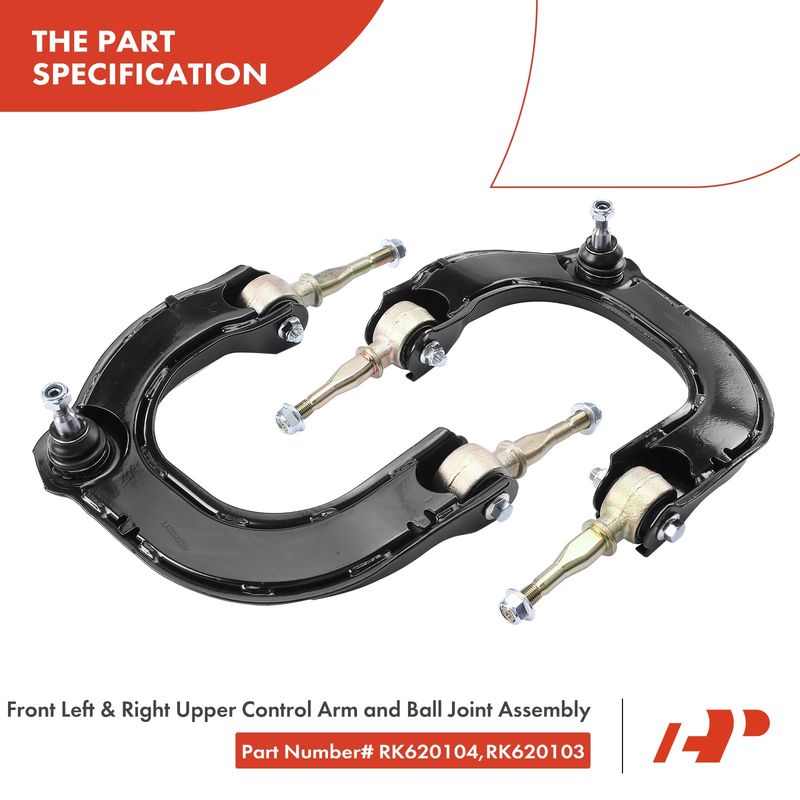 12x Control Arm with Ball Joint Sway Bar Link Tie Rod End for Hyundai Kia