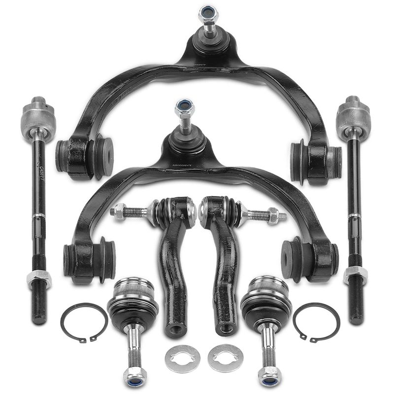 8x Control Arm with Ball Joint Tie Rod Kit for Ford Crown Victoria Lincoln