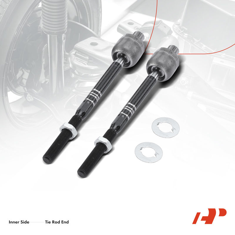 2x Inner Tie Rod End for BMW 528i 11-16 535i 550i 640i 650i 740i 750Li xDrive M5