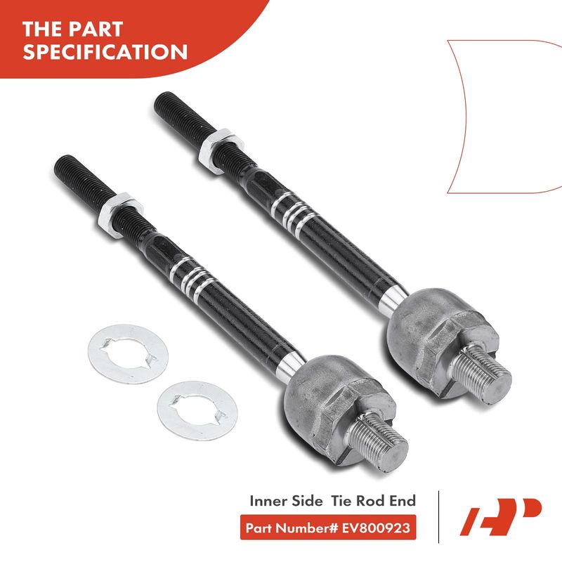 2x Inner Tie Rod End for BMW 528i 11-16 535i 550i 640i 650i 740i 750Li xDrive M5
