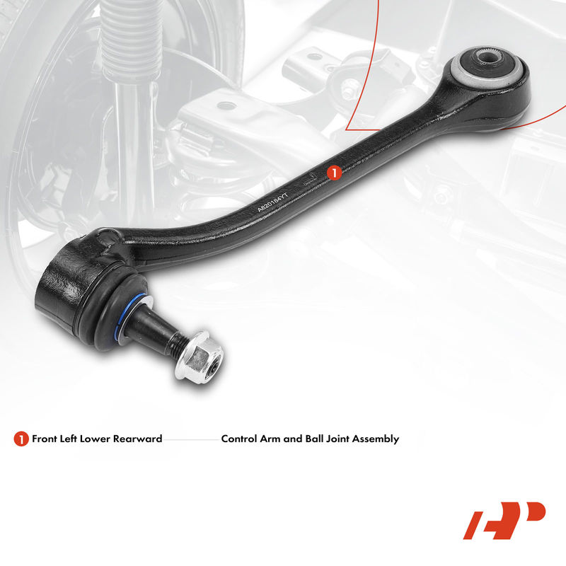Front Left Lower Rearward Control Arm with Ball Joint for BMW E83 X3 2004-2010