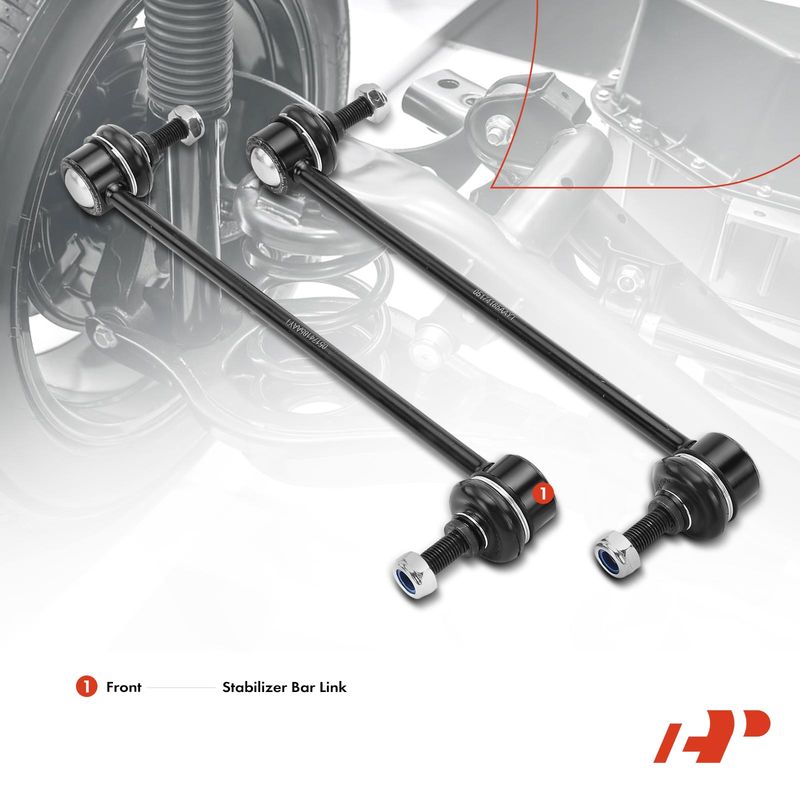 2x Front Stabilizer Bar Link for Mitsubishi Outlander 07-19 Chrysler Dodge Jeep