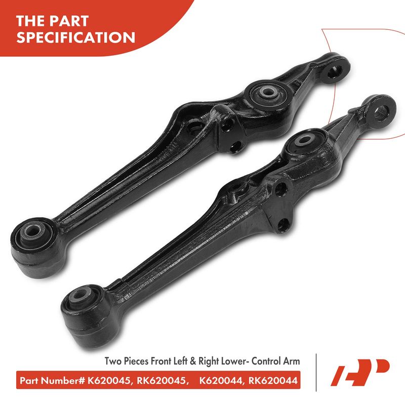 10x Control Arm & Tie Rod End for Acura CL 01-03 TL 99-03 Honda Accord
