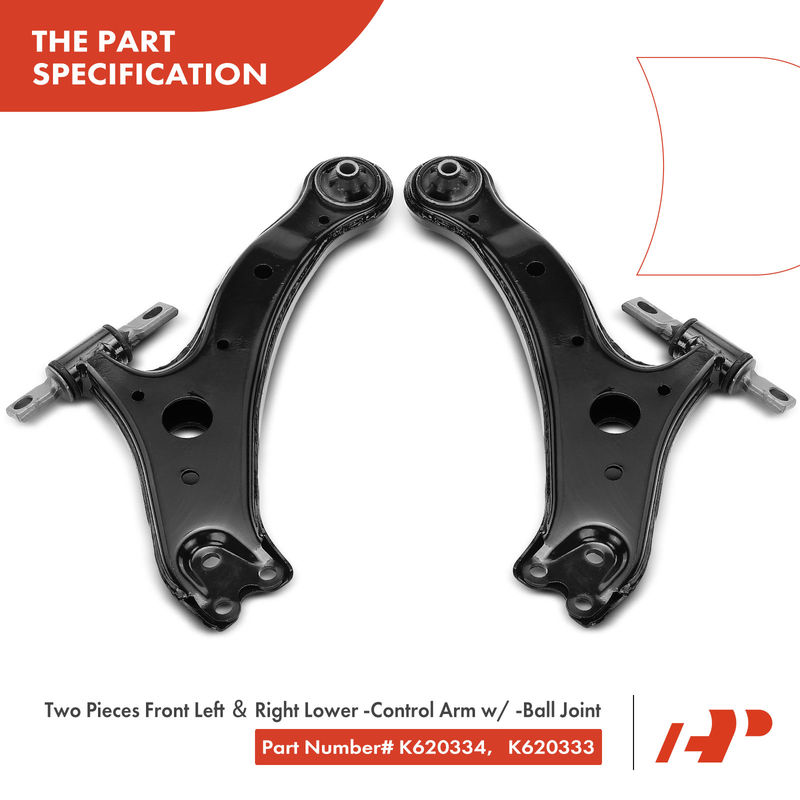 14x Control Arm with Ball Joint Sway Bar Tie Rod End for Toyota Camry Hybrid