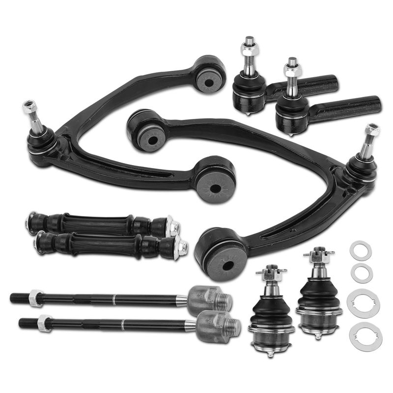 10x Control Arm with Ball Joint Sway Bar Link Tie Rod End for Chevrolet GMC