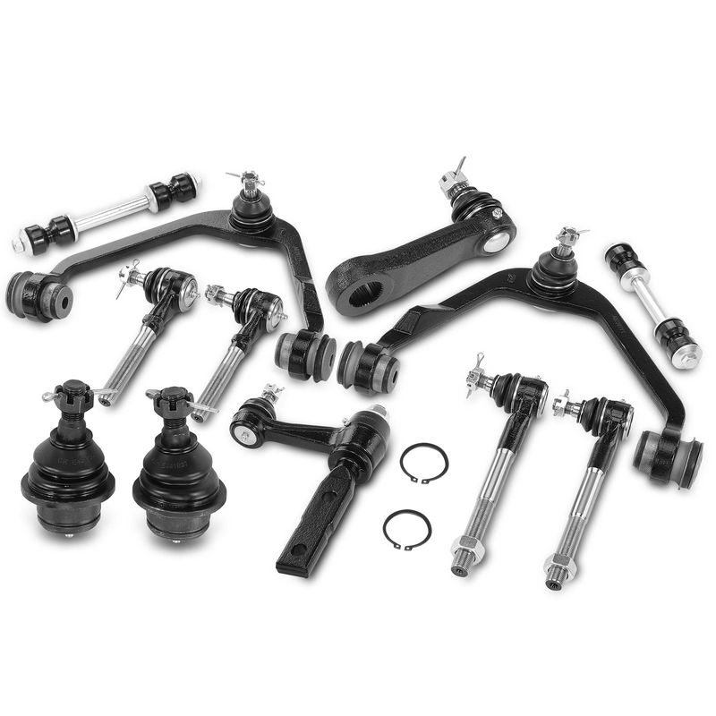 12x Control Arm Sway Bar Link Tie Rod End for Ford F-150 Expedition F-250