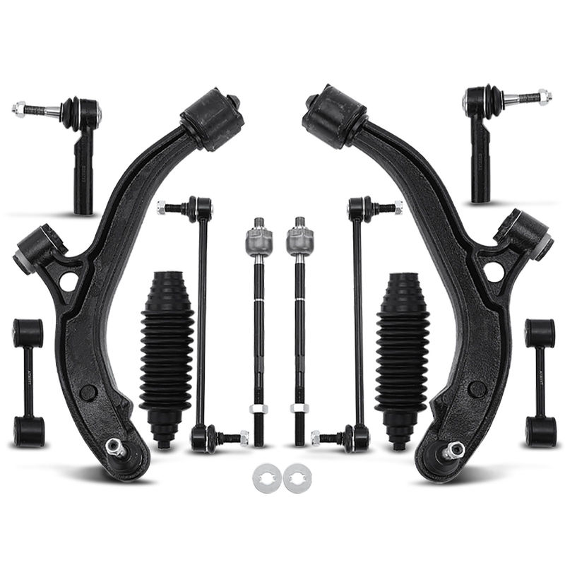 12x Control Arm with Ball Joint Sway Bar Link for Chrysler Town & Country 01-04